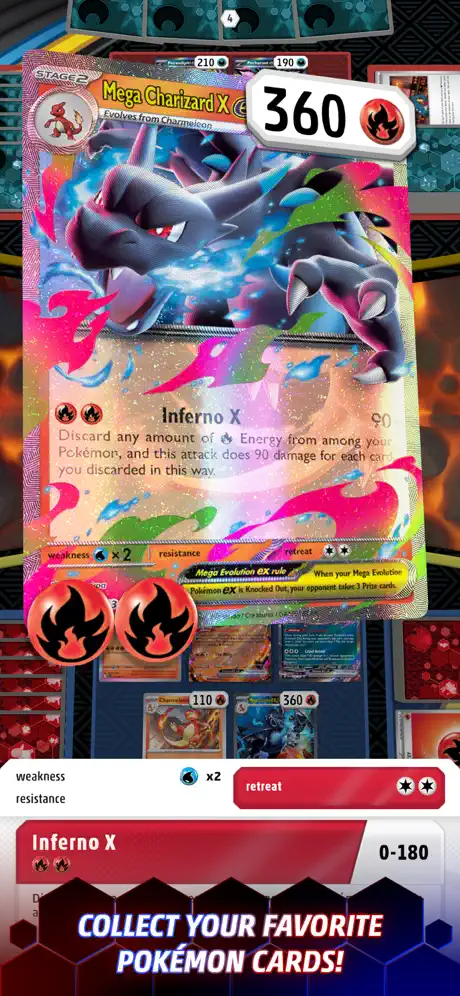 Collect your favorite Pokémon cards gameplay screenshot