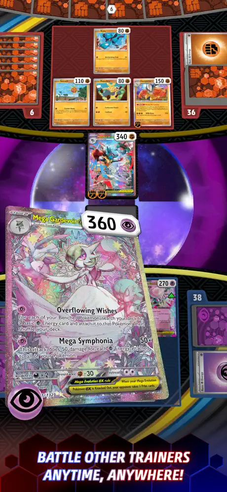 Battle other trainers anytime, anywhere gameplay screenshot