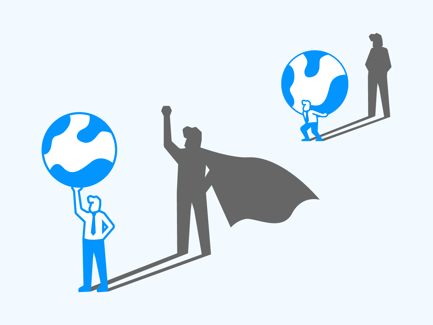 Madroit Marketing Superhero Illustration